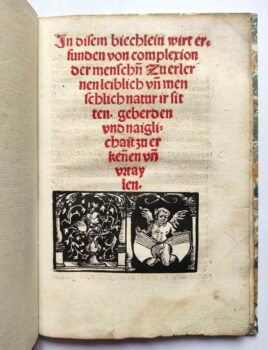 Foto Titelseite - Cocles, Bartolomäus, (Bartolomeo della Rocca), 1467-1504 - Die Physiognomie als Wissenschaft vor 500 Jahren